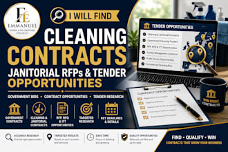 find cleaning contracts, janitorial rfps and government tender opportunities