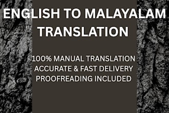 professionally translate english to malayalam