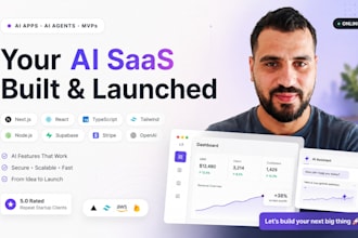 create your ai startup mvp with nextjs and flutter