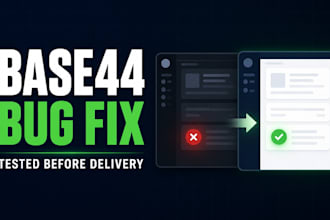 fix base44 bugs and debug your base44 app with tested results