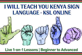 teach kenya sign language ksl online