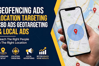 set up geofencing ads, location targeting, cbd ads geotargeting and local ads
