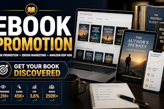 promote your ebook with amazon KDP ads and book marketing