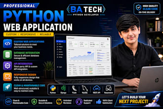 build a python web application