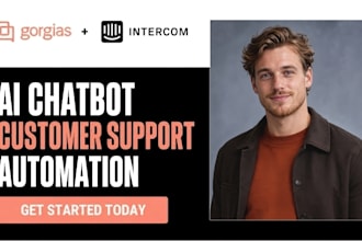 setup gorgias or intercom ai chatbot helpdesk automation workflow integration
