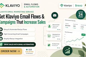 handle klaviyo email marketing, flows and campaigns