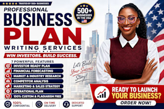 win startup funding for business with business plan and financial plan, grants