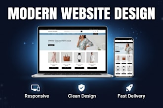 design a complete ecommerce website with product pages