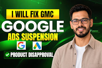 fix gmc and google ads suspension misrepresentation and product feed disapproval