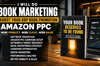 do book marketing boost , KDP book promotion, amazon ppc