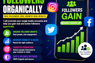promote tiktok, grow facebook, and tiktok followers