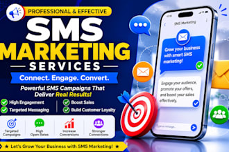 create and manage effective SMS marketing campaign