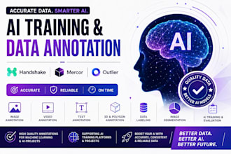 do handshake, mercor, outlier, ai training and data annotation