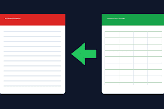 convert PDF bank statements to CSV or excel for quickbooks