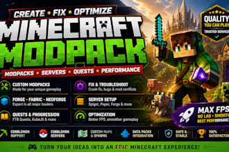 create fix  custom minecraft modpack server setup forge fabric cobblemon plugin