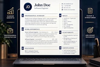 deliver to you a professional resume or CV that attracts employers