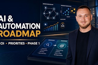 create an ai and automation roadmap with ROI for your business