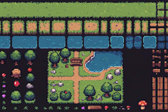 pixel art tileset pixel background sprite sheet rpg tileset pixel art animation