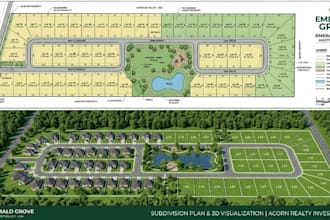 create 3d, 2d land subdivision plan for  land investors and real estate projects