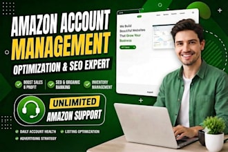 be your amazon account manager and SEO optimization expert