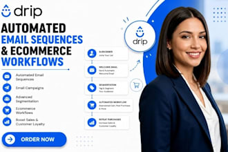 creat drip automated email sequence campaigns segmentation ecommerce workflows