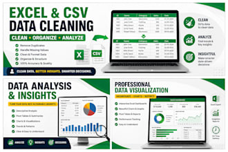 clean and analyze your excel or CSV data