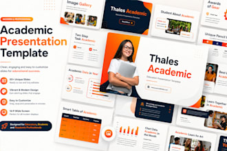 design professional academic, thesis defense and scientific powerpoint