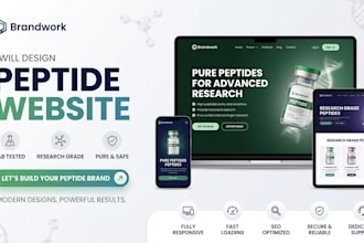 build your first peptide website, beginner friendly, step by step