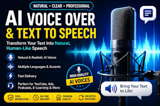 create natural ai voice over from your text