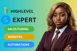 design gohighlevel website, sales funnels, systeme io ghl expert