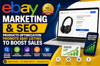 do ebay marketing seo products optimization promote ebay listing to boost sales