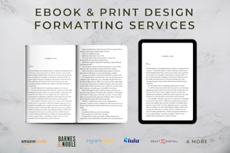 expertly format your ebook and print book layouts