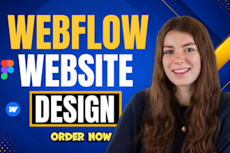 design responsive webflow website, figma to webflow, webflow website development