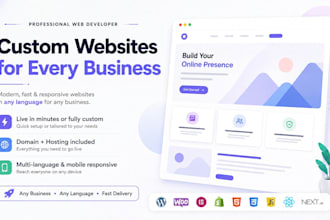 build an ai powered or custom website for your business