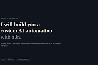 make whatever automaton you require using n8n