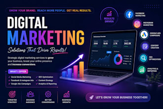 be your expert digital marketing manager and growth strategist