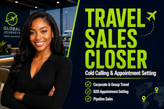 travel agency pipeline sales cold calling appointment setter sales partner
