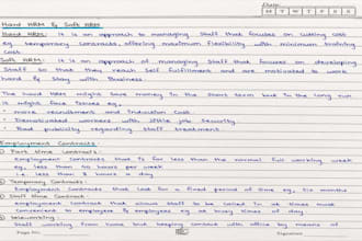 write anything with my clean and fast english