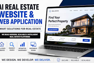 develop ai real estate prediction website build ai web application