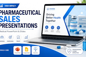 design pharmaceutical sales presentation, medical powerpoint, slides