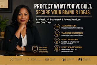 do trademark search, filling and registration for your brand