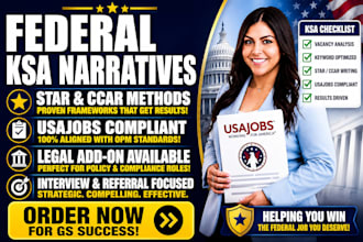 write targeted federal ksa narratives for usajobs, ecqs, mtqs, ptqs