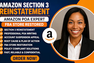 handle amazon reinstatement section 3, amazon KDP reinstatement appeal letter