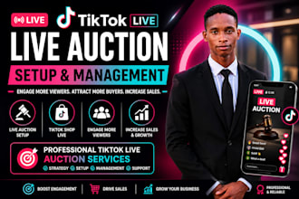 set up your tiktok live auction for engagement and sales
