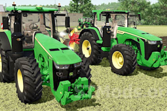 create realistic fs25 tractor, vehicle and physics mods