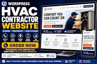 build professional wordpress hvac contractor website