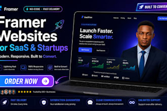 design a stunning framer website for your saas or startup