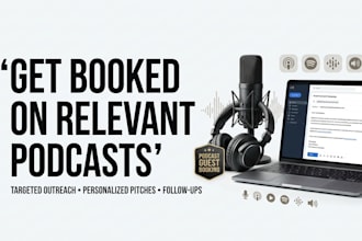book you as a podcast guest with targeted podcast outreach