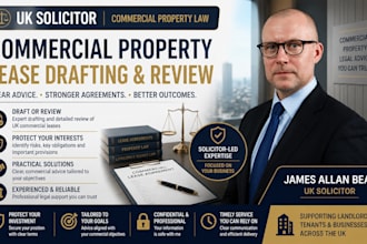 draft or review your UK commercial property lease as a solicitor