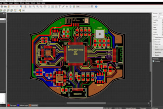 design esp32 iot pcb for wearable, smartwatch and sensor electronics